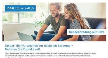 Bild der Beratungsanlässe für die IDEAL UniversalLife